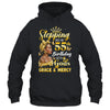 Stepping Into My 55th Birthday Afro Woman Religious Birthday Shirt & Tank Top | teecentury