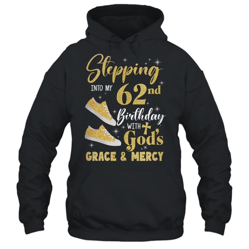 Stepping Into My 62nd Birthday With Gods Grace And Mercy Women Shirt & Tank Top | teecentury