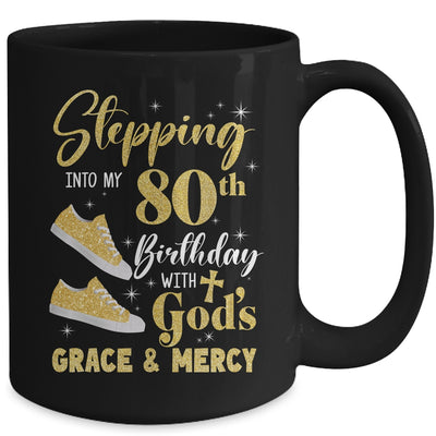 Stepping Into My 80th Birthday With Gods Grace And Mercy Women Mug | teecentury