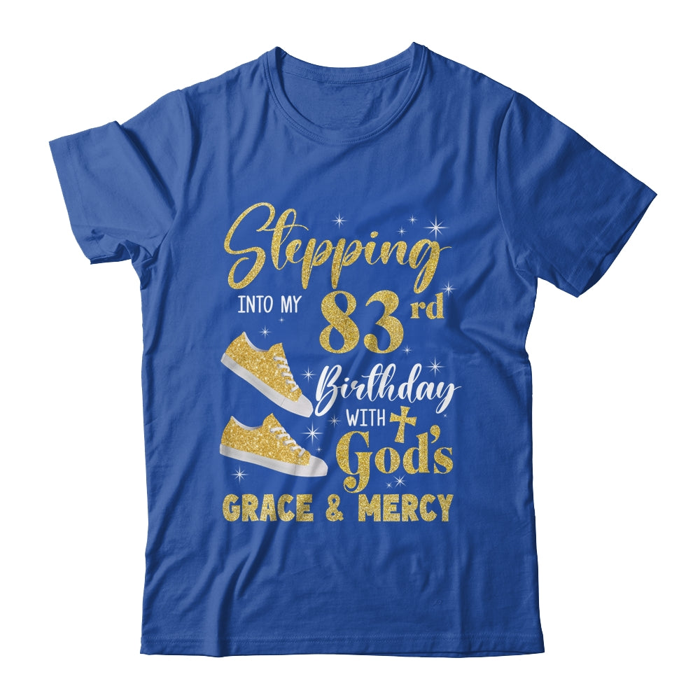 Stepping Into My 83rd Birthday With Gods Grace And Mercy Women Shirt & Tank Top | teecentury