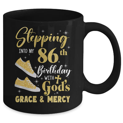 Stepping Into My 86th Birthday With Gods Grace And Mercy Women Mug | teecentury