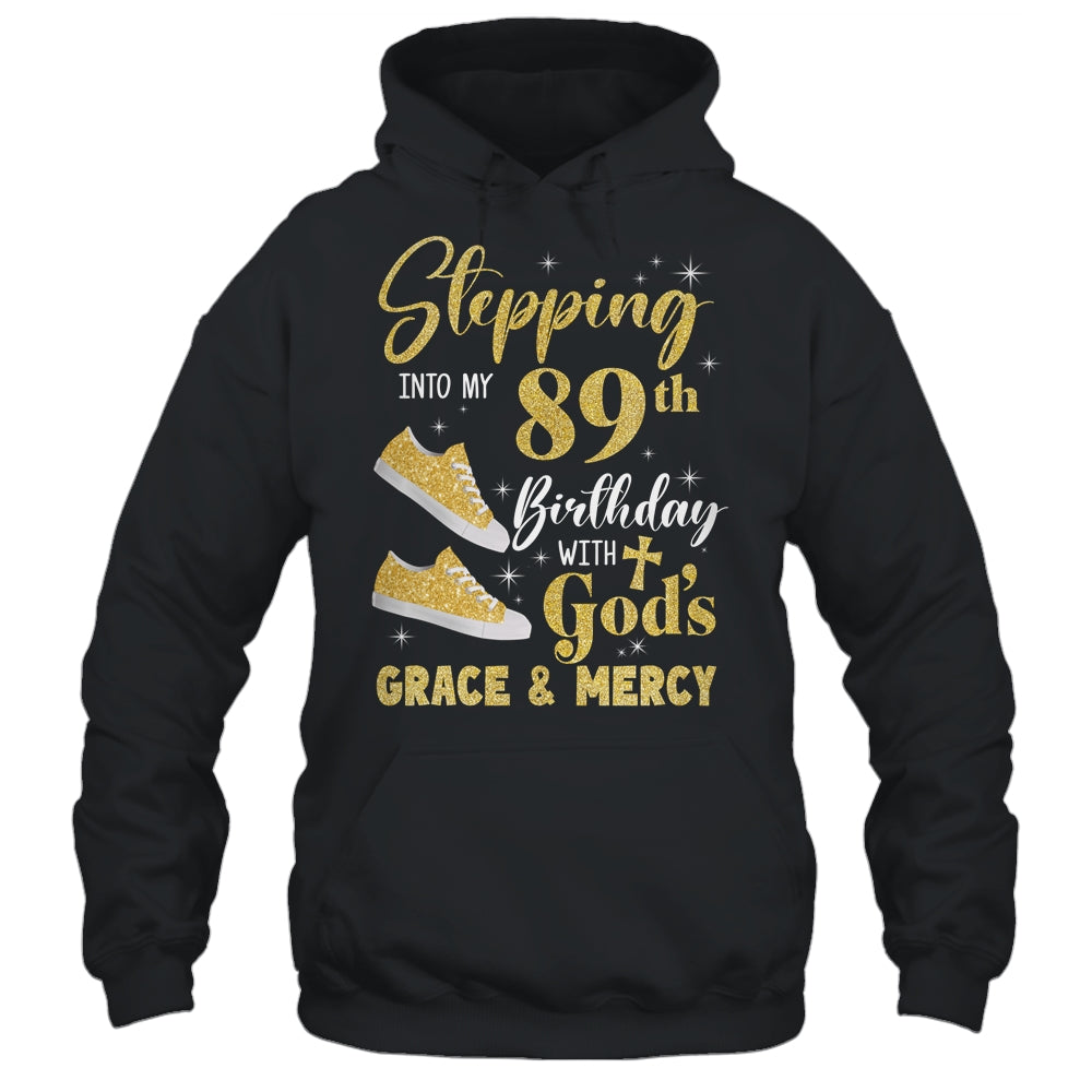 Stepping Into My 89th Birthday With Gods Grace And Mercy Women Shirt & Tank Top | teecentury