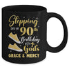 Stepping Into My 90th Birthday With Gods Grace And Mercy Women Mug | teecentury