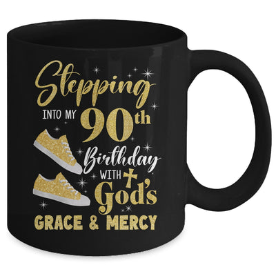 Stepping Into My 90th Birthday With Gods Grace And Mercy Women Mug | teecentury