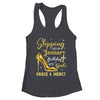 Stepping Into My January Birthday With Gods Grace Mercy Grandma Shirt & Tank Top | teecentury