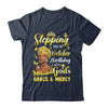 Stepping Into My October Birthday Afro Woman Religious Bday Shirt & Tank Top | teecentury