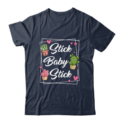 Stick Baby Stick Funny IVF Transfer Day IVF Couple Shirt & Tank Top | teecentury