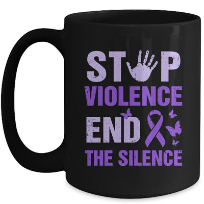 Stop Violence End The Silence Domestic Violence Awareness Mug | teecentury