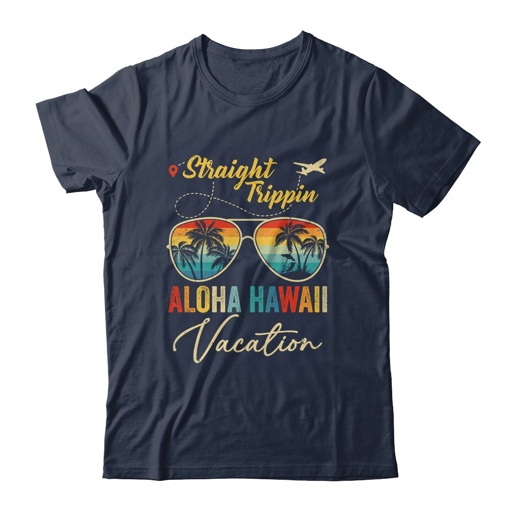 Straight Trippin Aloha Hawaii Vacation 2024 Family Summer Shirt & Tank Top | teecentury