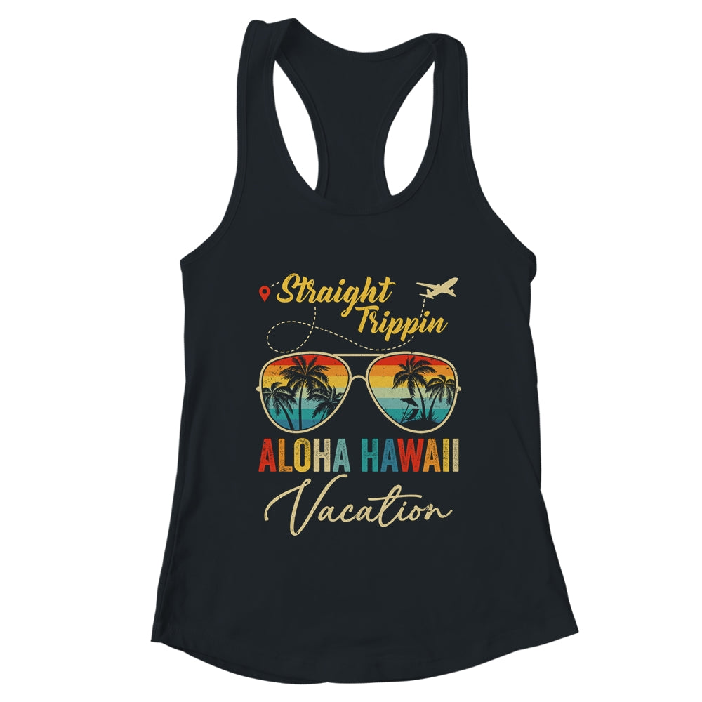 Straight Trippin Aloha Hawaii Vacation 2024 Family Summer Shirt & Tank Top | teecentury