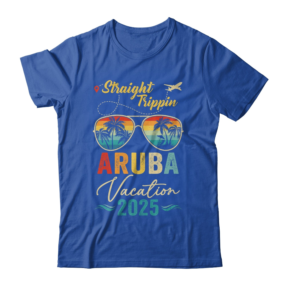 Straight Trippin Aruba 2025 Family Summer Vacation Shirt & Tank Top | teecentury
