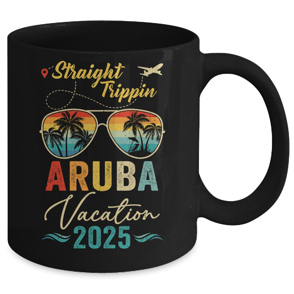 Straight Trippin Aruba 2025 Family Summer Vacation Mug | teecentury