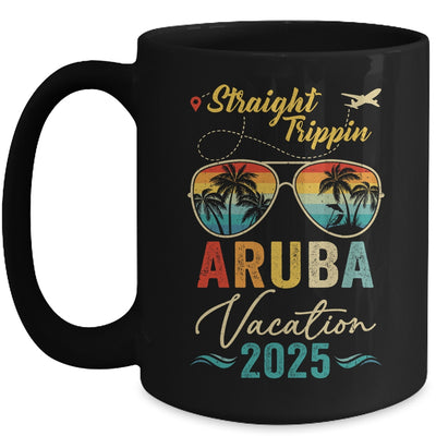 Straight Trippin Aruba 2025 Family Summer Vacation Mug | teecentury