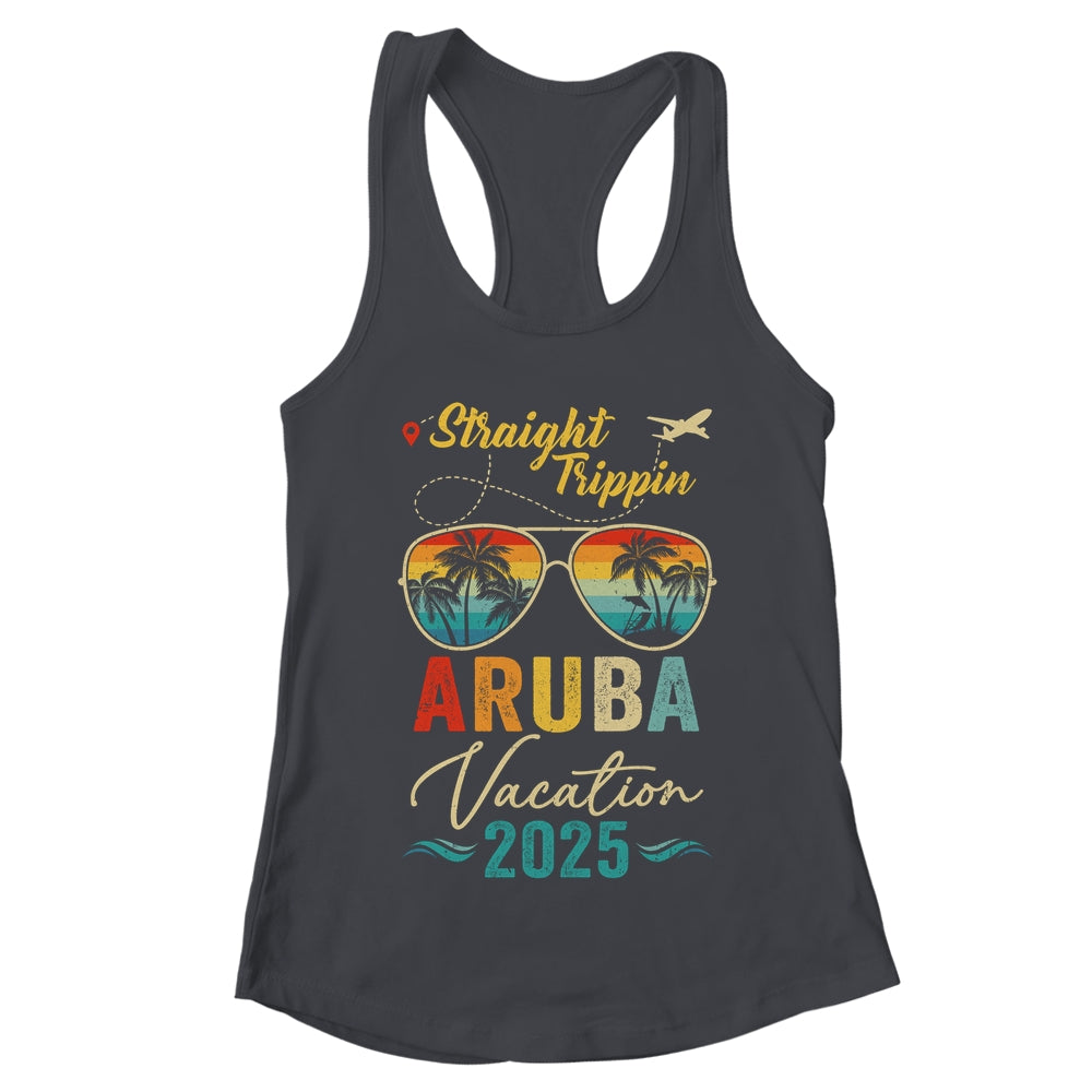 Straight Trippin Aruba 2025 Family Summer Vacation Shirt & Tank Top | teecentury