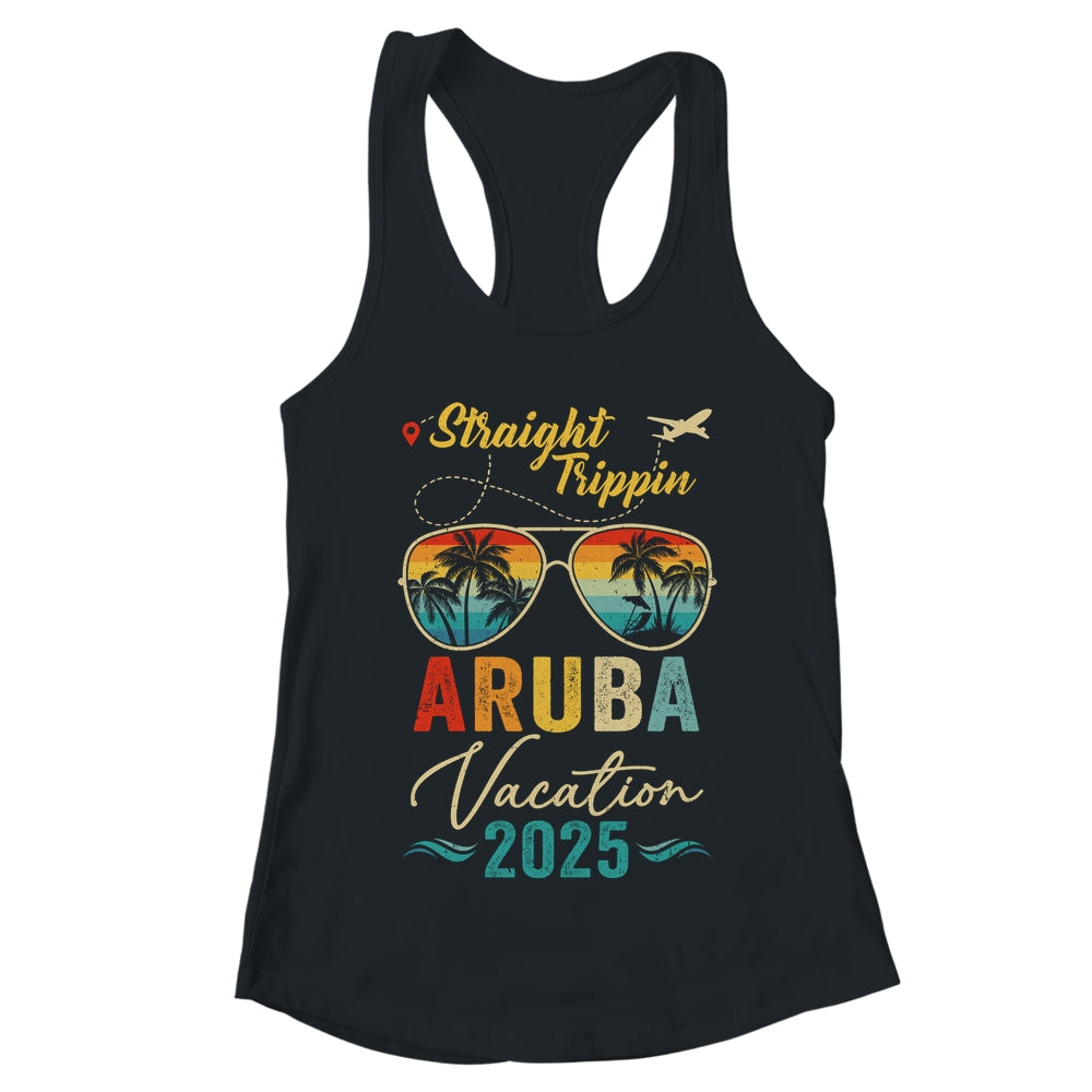 Straight Trippin Aruba 2025 Family Summer Vacation Shirt & Tank Top | teecentury