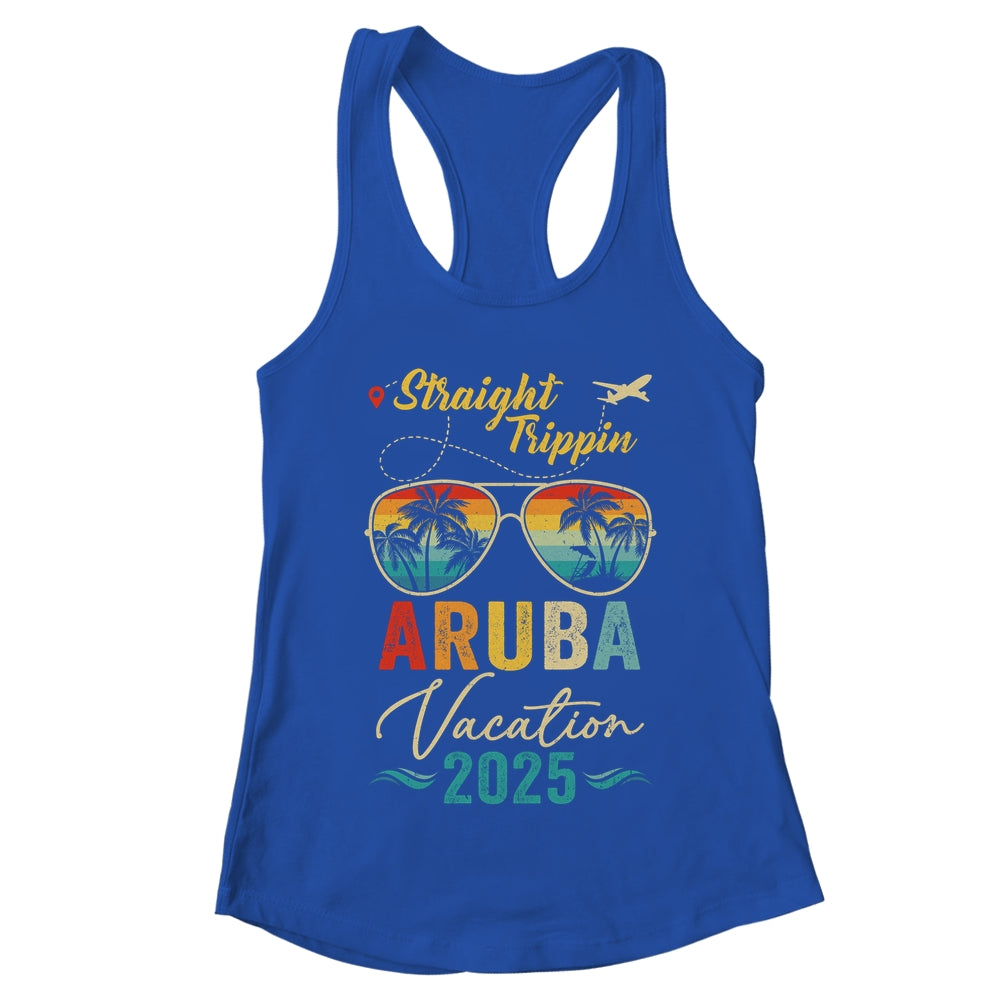 Straight Trippin Aruba 2025 Family Summer Vacation Shirt & Tank Top | teecentury
