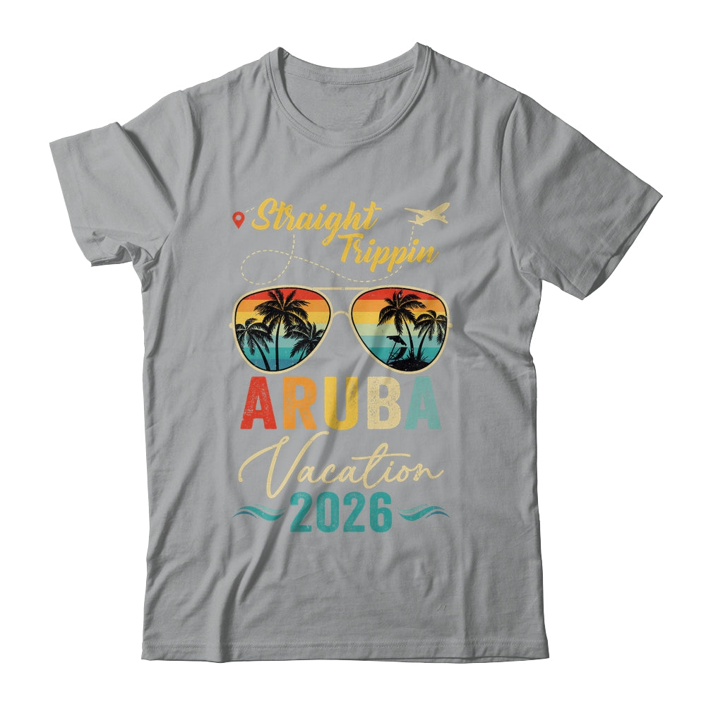 Straight Trippin Aruba 2026 Family Summer Vacation Shirt & Tank Top | teecentury