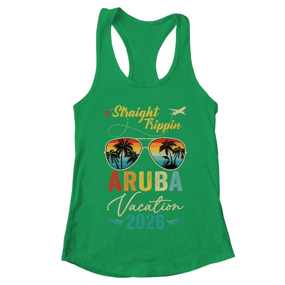 Straight Trippin Aruba 2026 Family Summer Vacation Shirt & Tank Top | teecentury