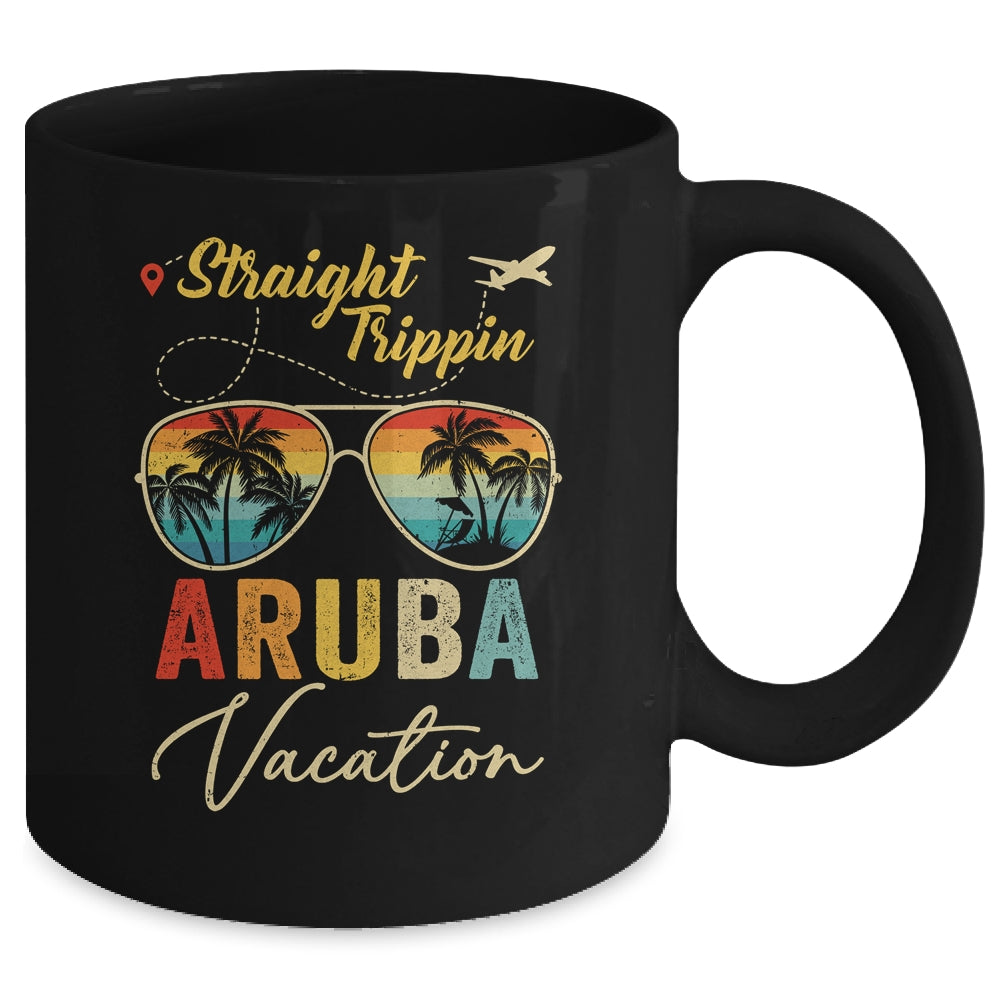 Straight Trippin Aruba Vacation 2024 Family Summer Mug | teecentury