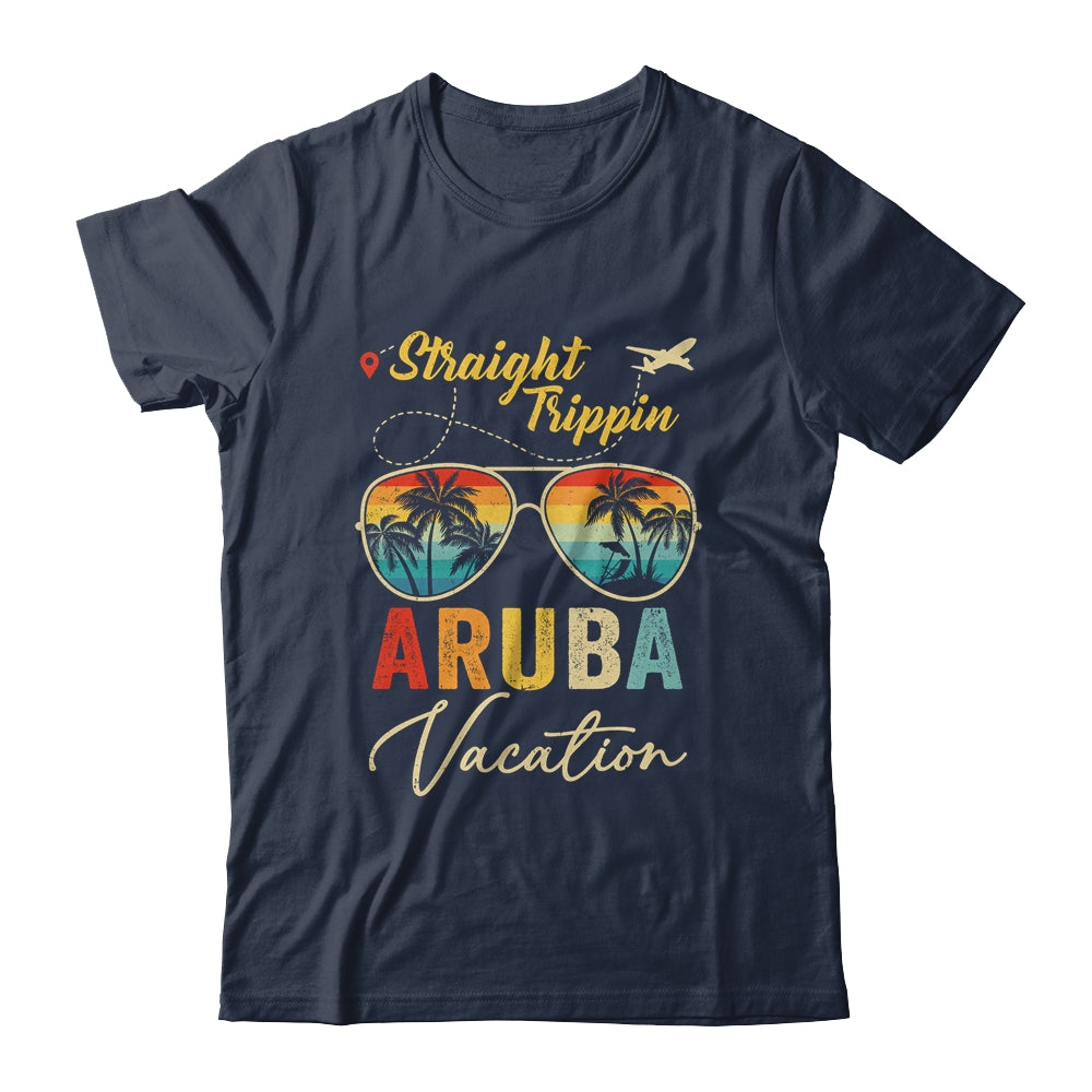 Straight Trippin Aruba Vacation 2024 Family Summer Shirt & Tank Top | teecentury