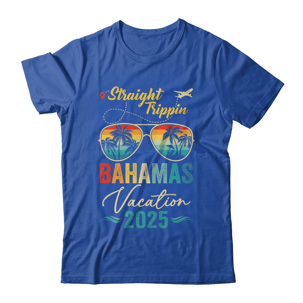 Straight Trippin Bahamas 2025 Family Summer Vacation Shirt & Tank Top | teecentury