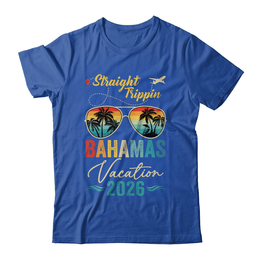 Straight Trippin Bahamas 2026 Family Summer Vacation Shirt & Tank Top | teecentury