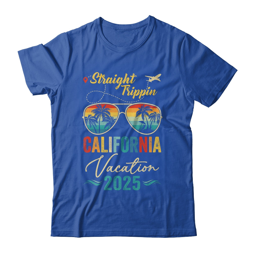 Straight Trippin California 2025 Family Summer Vacation Shirt & Tank Top | teecentury