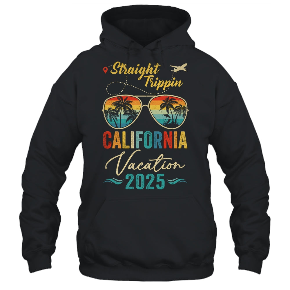 Straight Trippin California 2025 Family Summer Vacation Shirt & Tank Top | teecentury