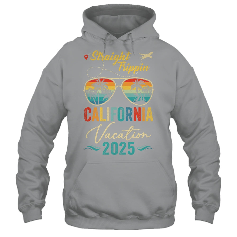 Straight Trippin California 2025 Family Summer Vacation Shirt & Tank Top | teecentury