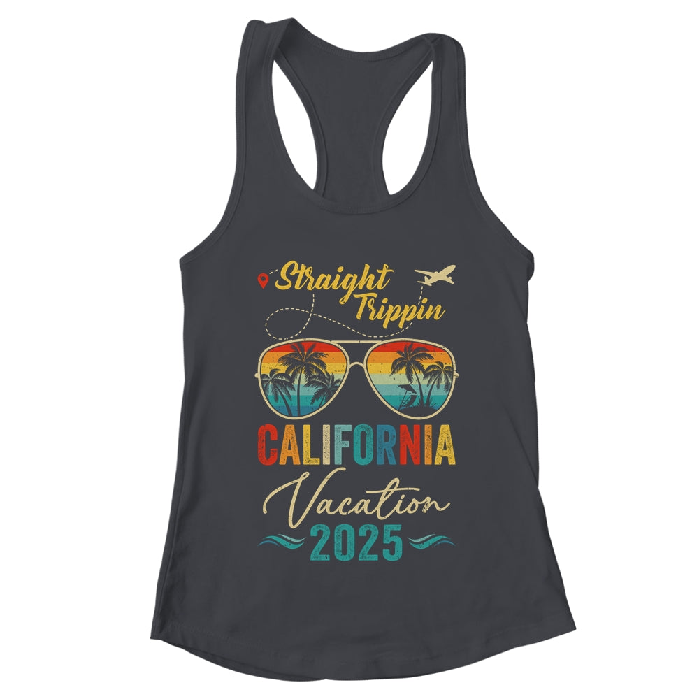 Straight Trippin California 2025 Family Summer Vacation Shirt & Tank Top | teecentury