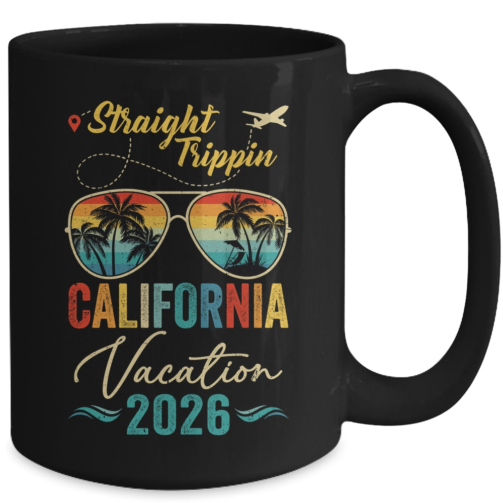 Straight Trippin California 2026 Family Summer Vacation Mug | teecentury