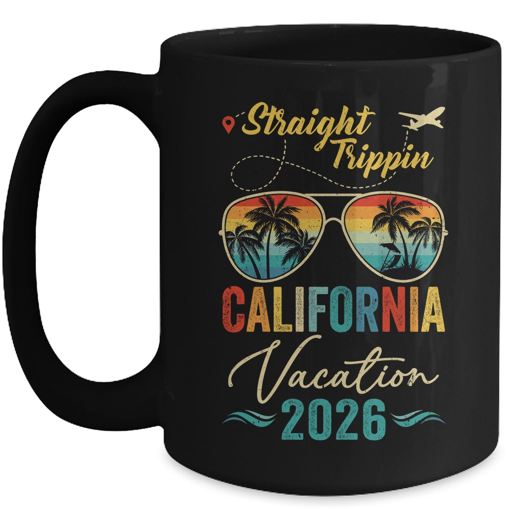 Straight Trippin California 2026 Family Summer Vacation Mug | teecentury