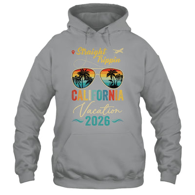 Straight Trippin California 2026 Family Summer Vacation Shirt & Tank Top | teecentury
