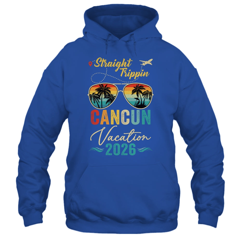 Straight Trippin Cancun 2026 Family Summer Vacation Shirt & Tank Top | teecentury