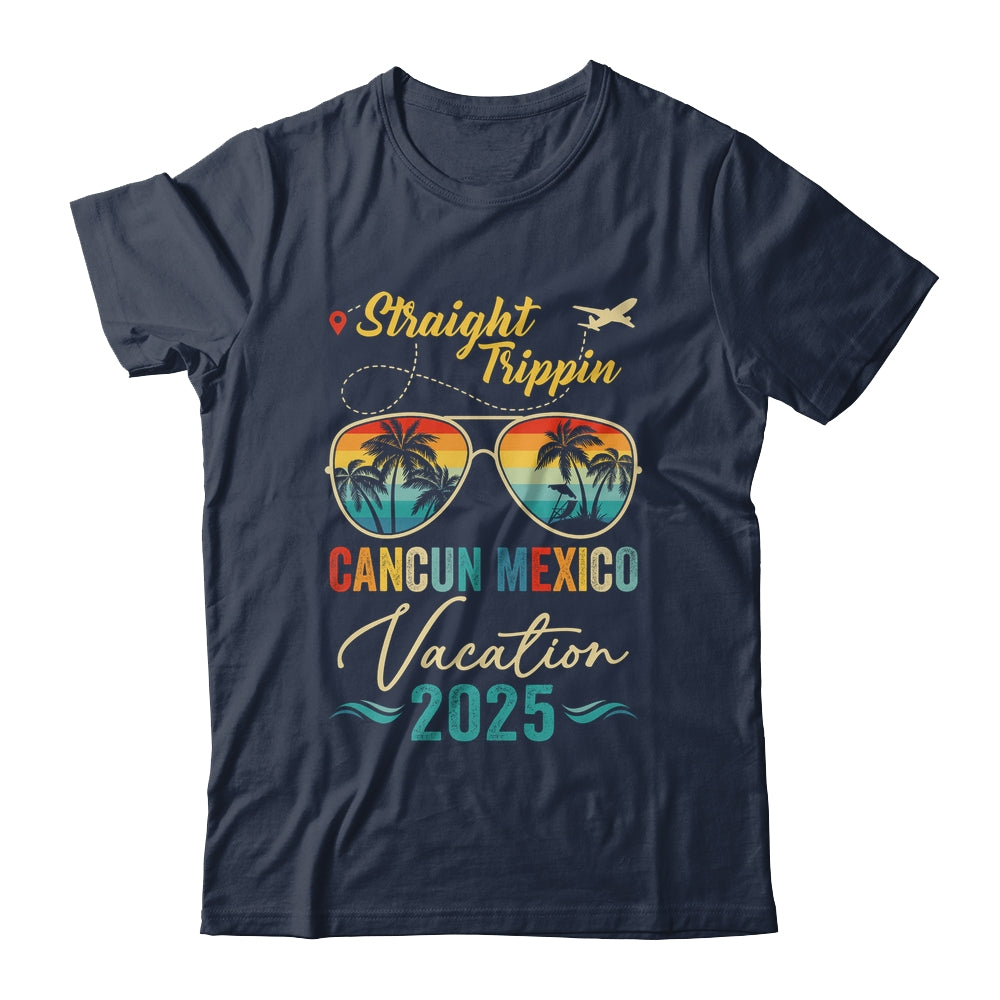 Straight Trippin Cancun Mexico 2025 Family Summer Vacation Shirt & Tank Top | teecentury