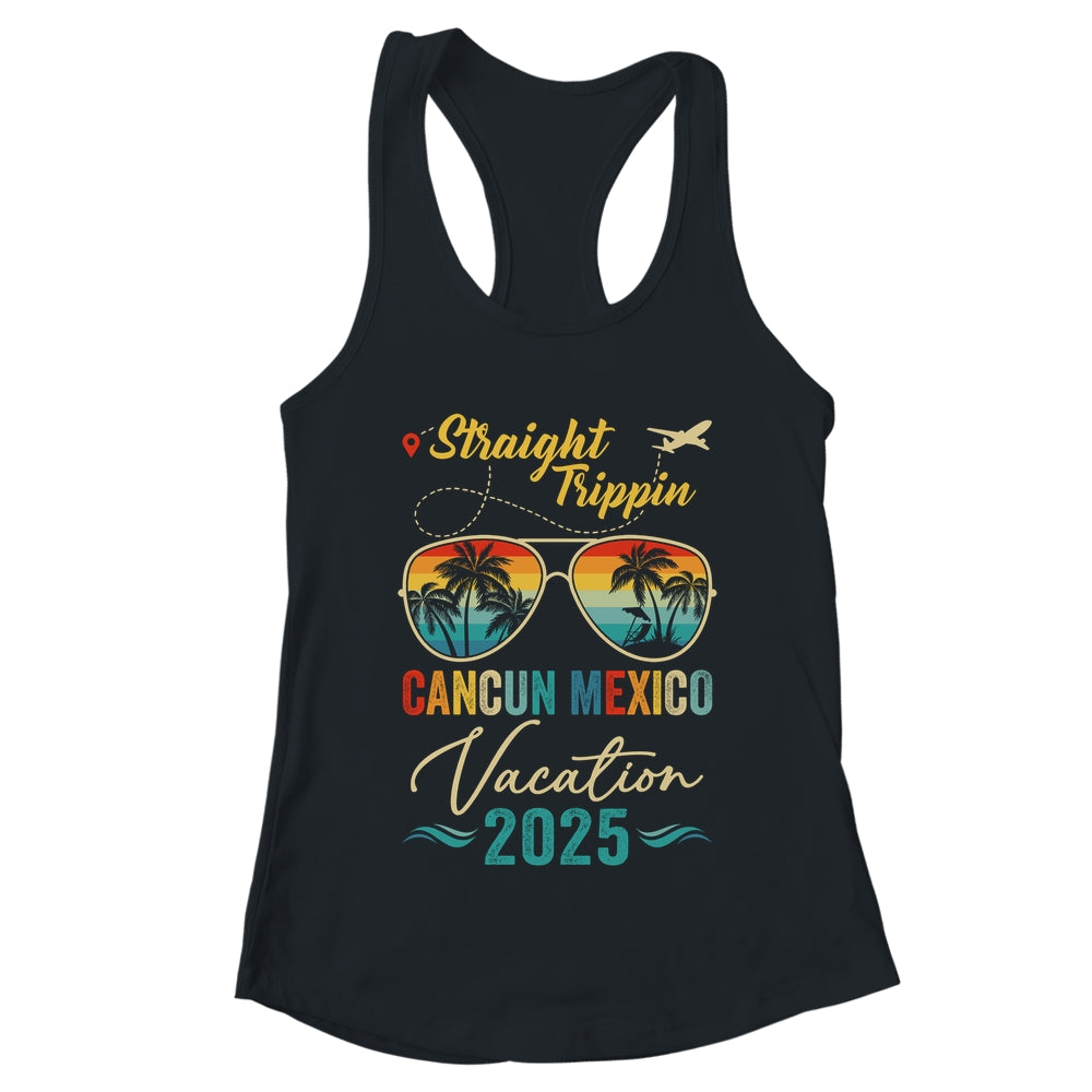Straight Trippin Cancun Mexico 2025 Family Summer Vacation Shirt & Tank Top | teecentury