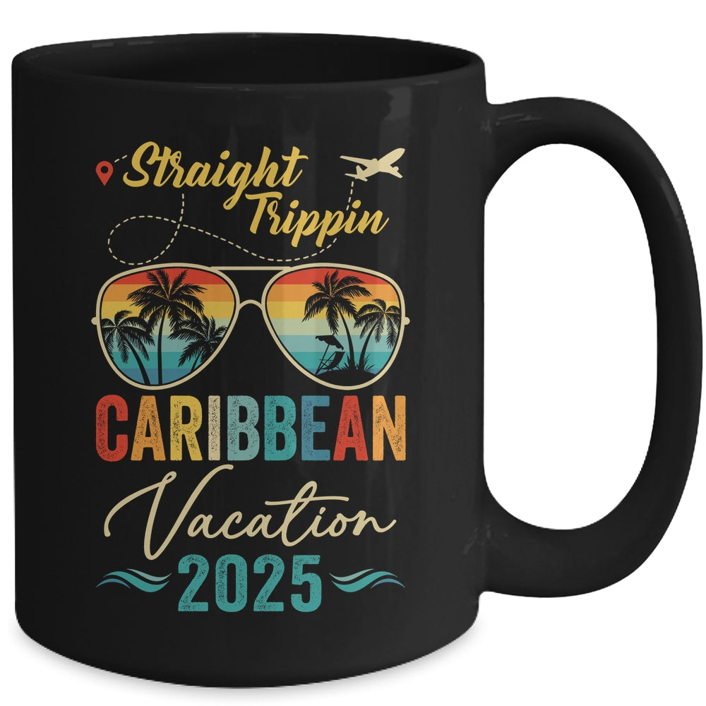 Straight Trippin Caribbean 2025 Family Summer Vacation Mug | teecentury