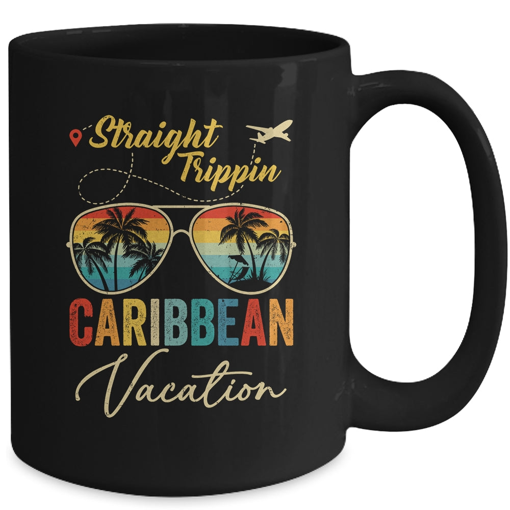 Straight Trippin Caribbean Vacation 2024 Family Summer Mug | teecentury