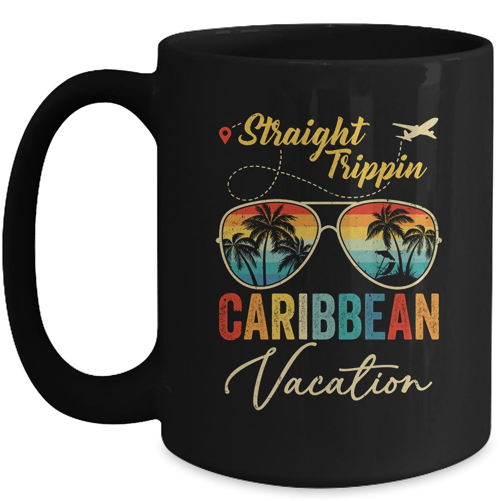 Straight Trippin Caribbean Vacation 2024 Family Summer Mug | teecentury