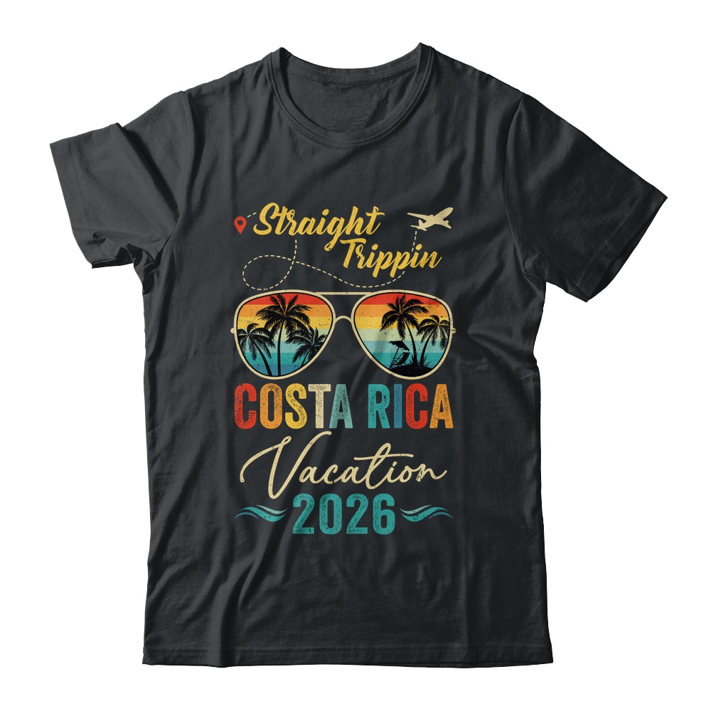 Straight Trippin Costa Rica 2026 Family Summer Vacation Shirt & Tank Top | teecentury