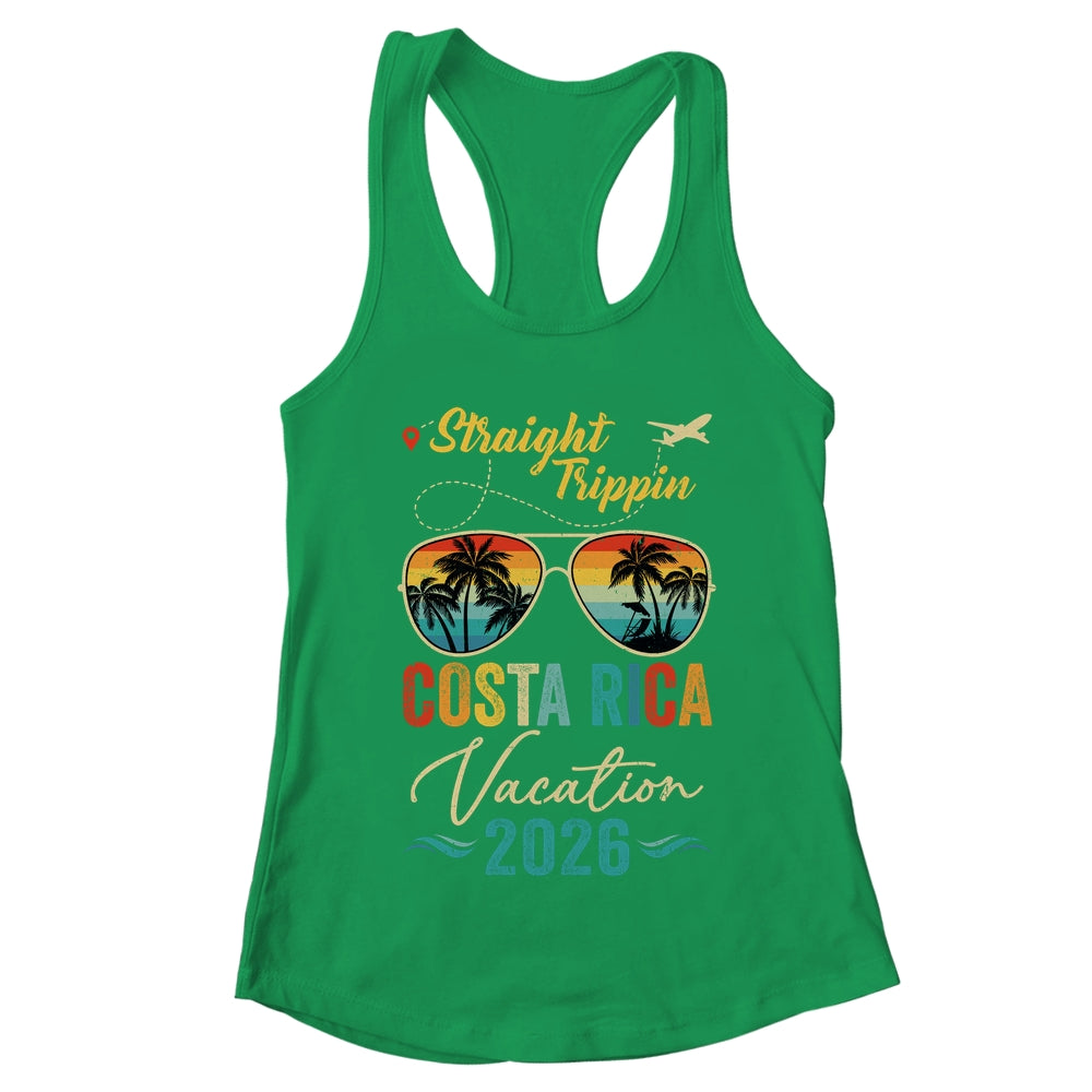 Straight Trippin Costa Rica 2026 Family Summer Vacation Shirt & Tank Top | teecentury