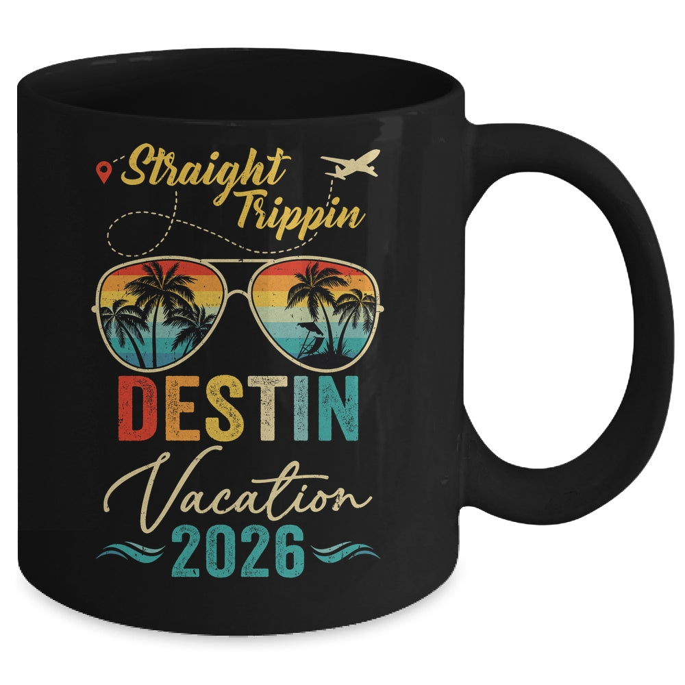 Straight Trippin Destin 2026 Family Summer Vacation Mug | teecentury