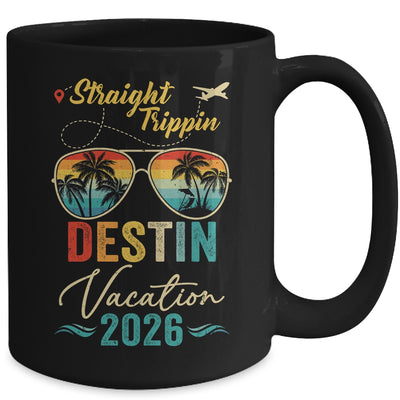 Straight Trippin Destin 2026 Family Summer Vacation Mug | teecentury
