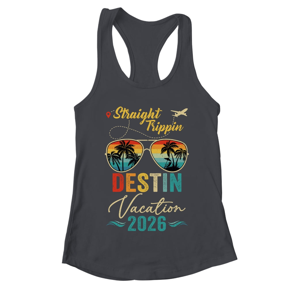 Straight Trippin Destin 2026 Family Summer Vacation Shirt & Tank Top | teecentury