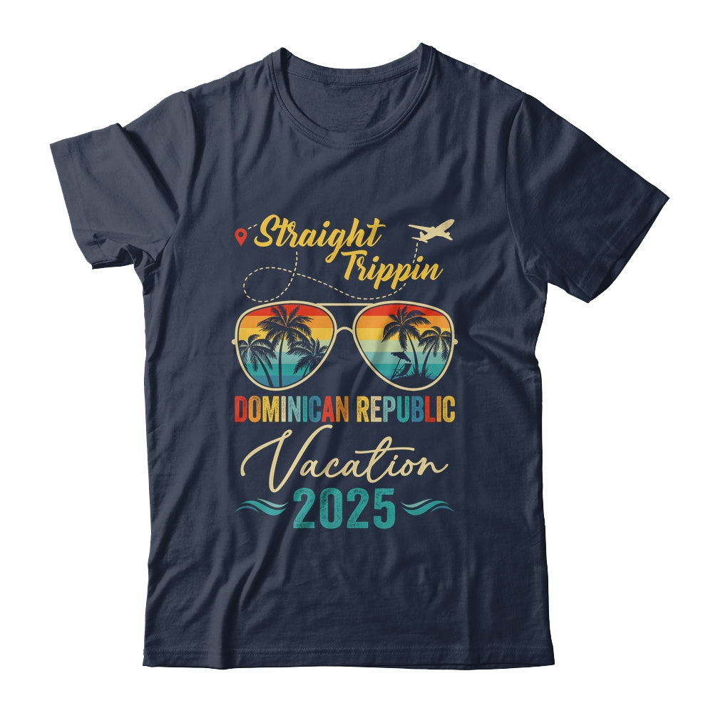 Straight Trippin Dominican Republic 2025 Family Summer Vacation Shirt & Tank Top | teecentury