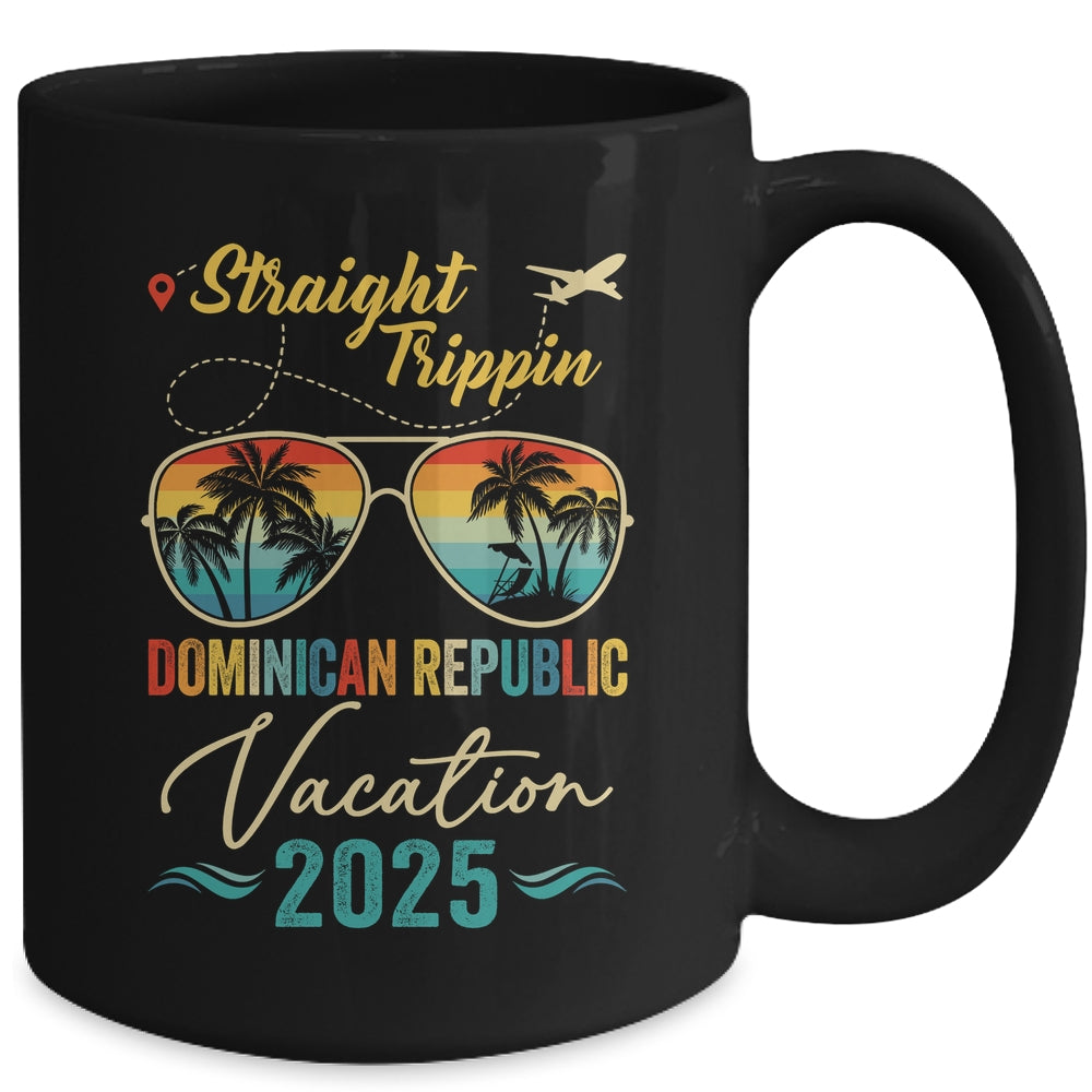 Straight Trippin Dominican Republic 2025 Family Summer Vacation Mug | teecentury