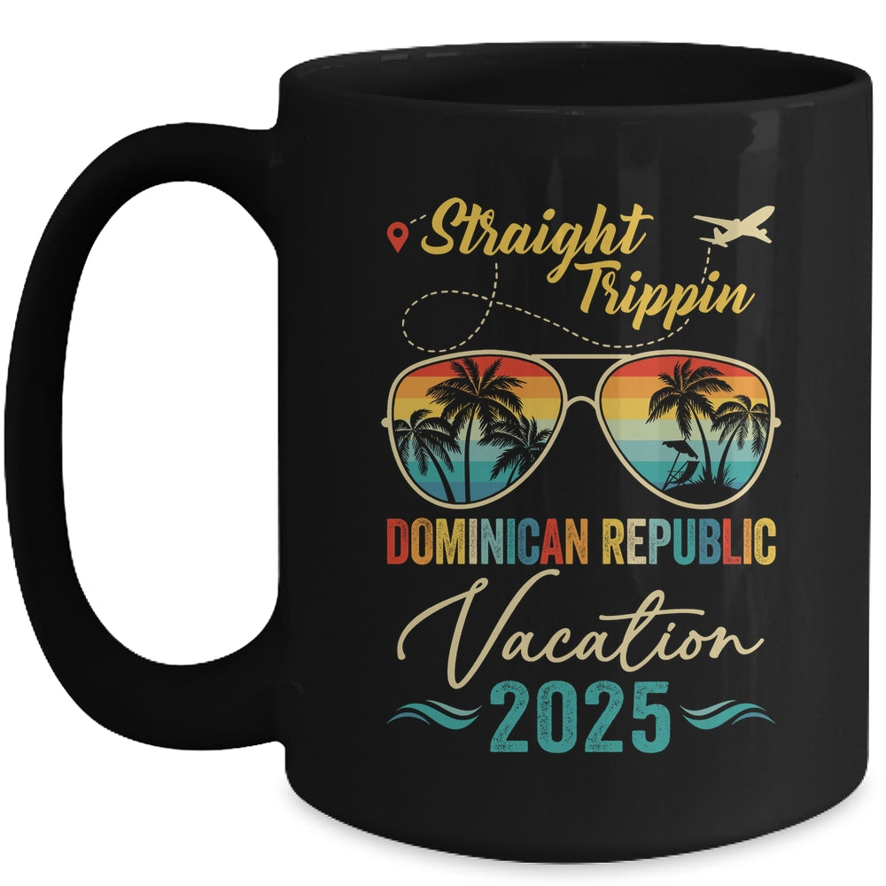 Straight Trippin Dominican Republic 2025 Family Summer Vacation Mug | teecentury