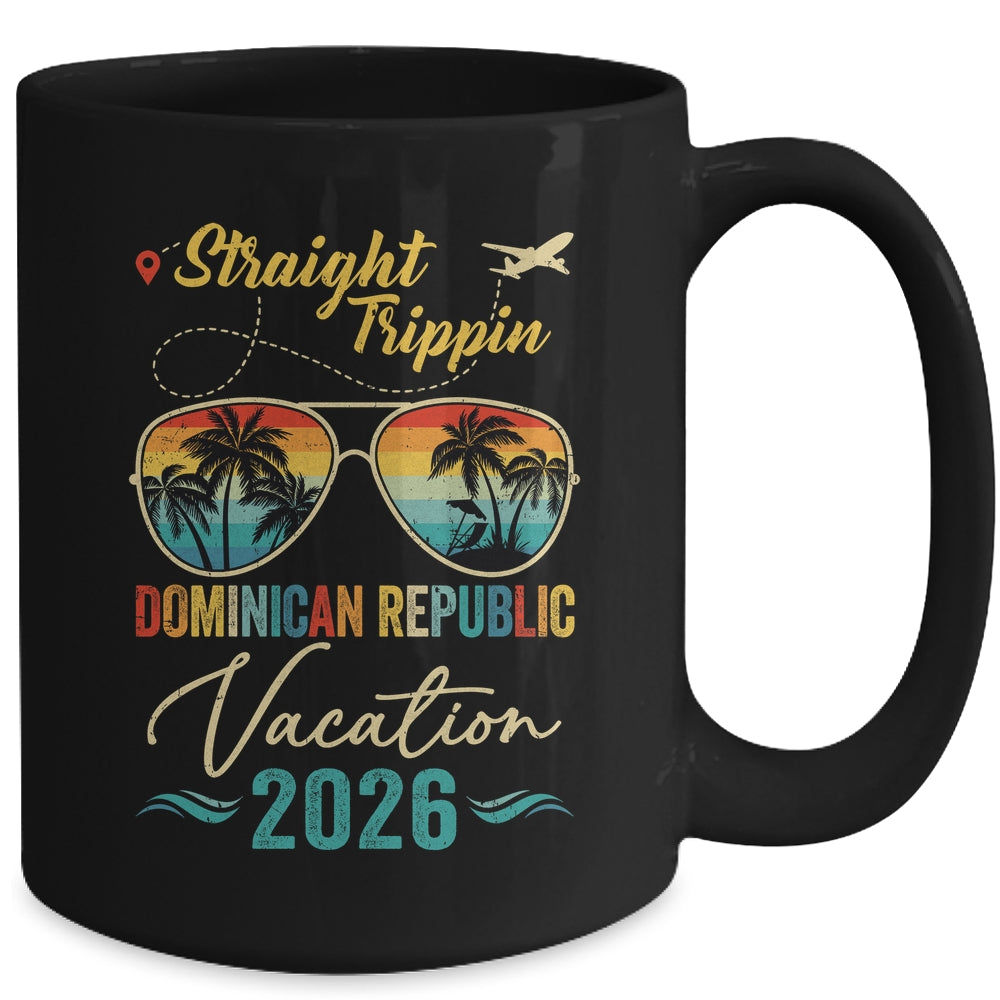 Straight Trippin Dominican Republic 2026 Family Summer Vacation Mug | teecentury
