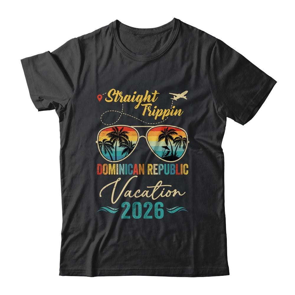 Straight Trippin Dominican Republic 2026 Family Summer Vacation Shirt & Tank Top | teecentury