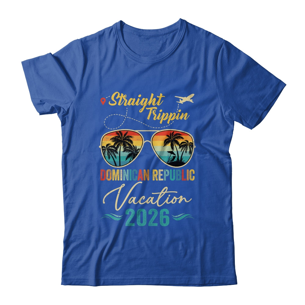 Straight Trippin Dominican Republic 2026 Family Summer Vacation Shirt & Tank Top | teecentury